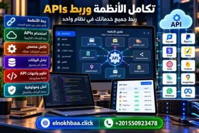 تكامل الأنظمة وربط APIs — النخبة للبرمجيات