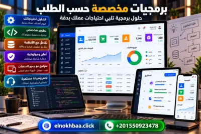 تطوير برمجيات مخصصة — النخبة للبرمجيات
